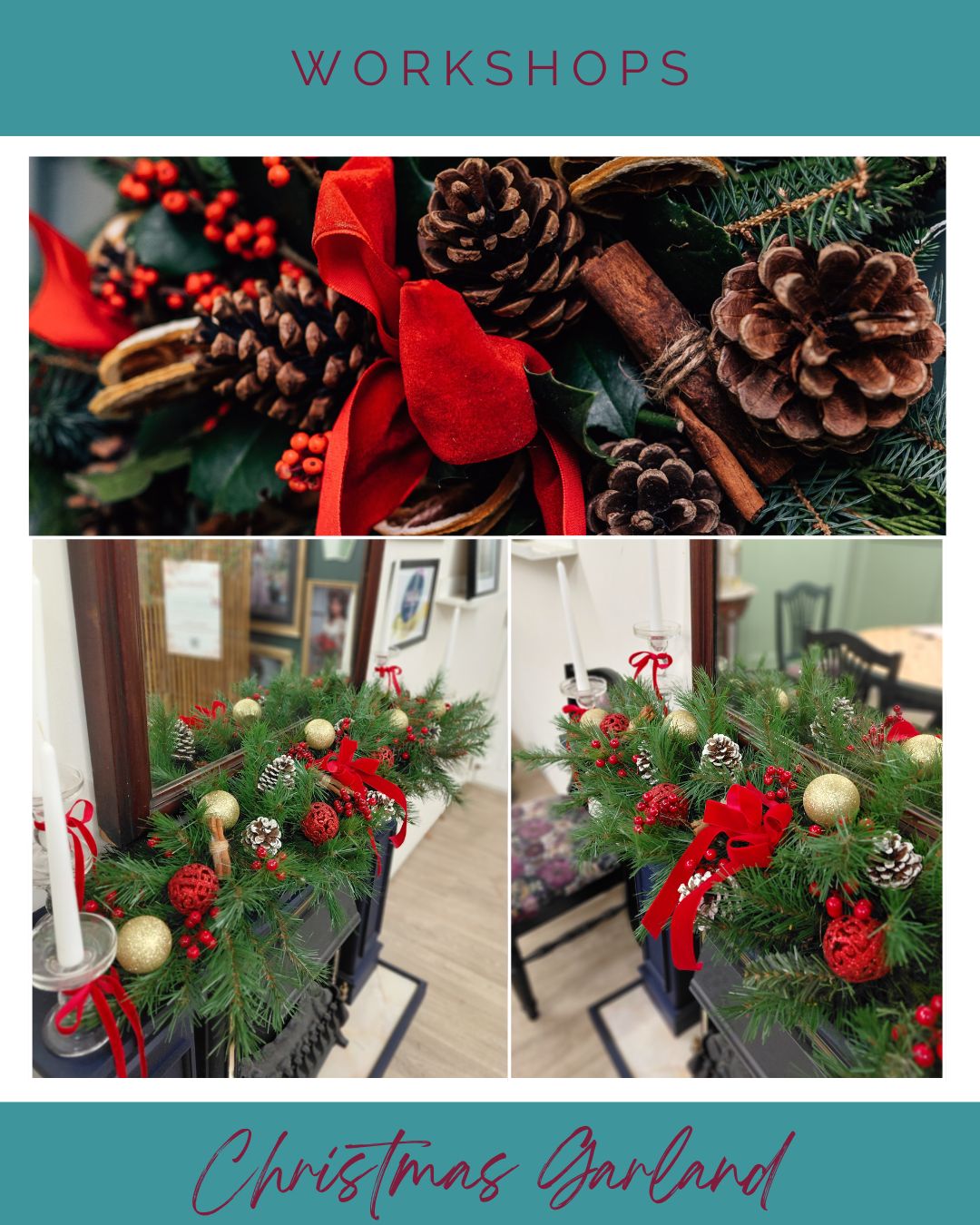 christmas garland workshop