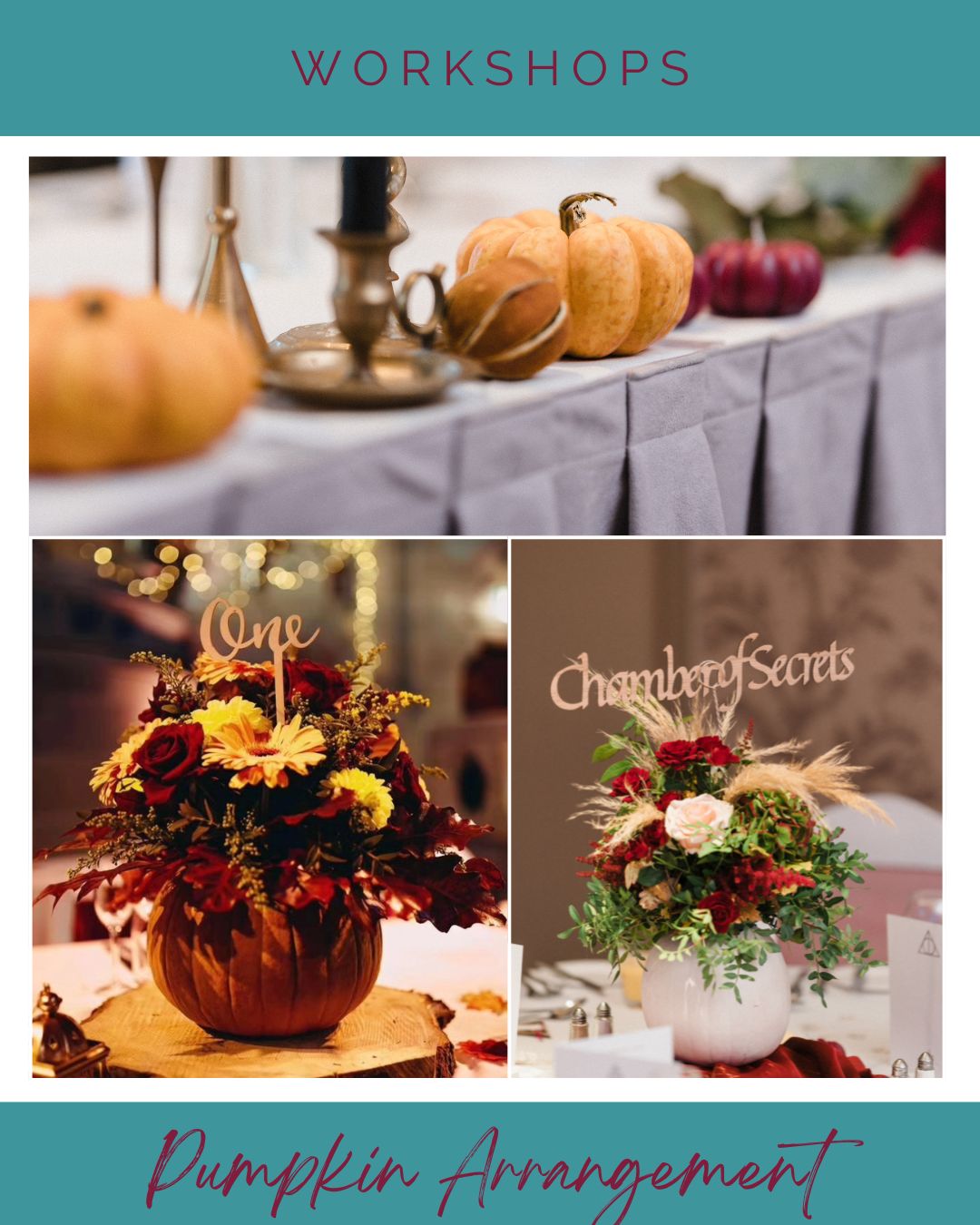 pumpkin arrangement
